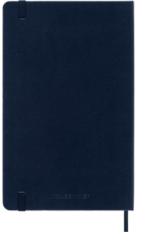 Large Ruled Hard Cover Notebook - Navy Blue