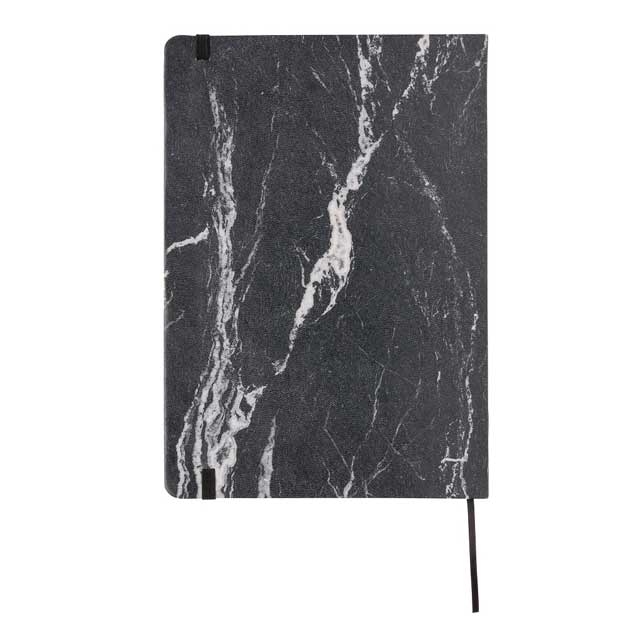 Marble PU A5 Ruled Notebook