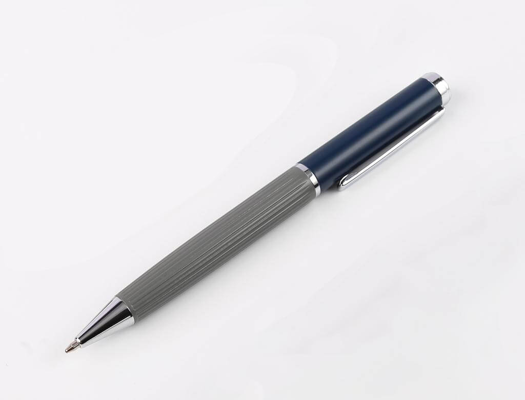 Metal Pen - Blue/Grey