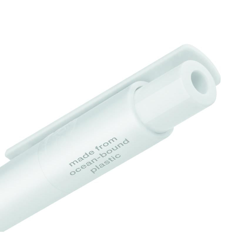 Recycled Plastic Pen - White