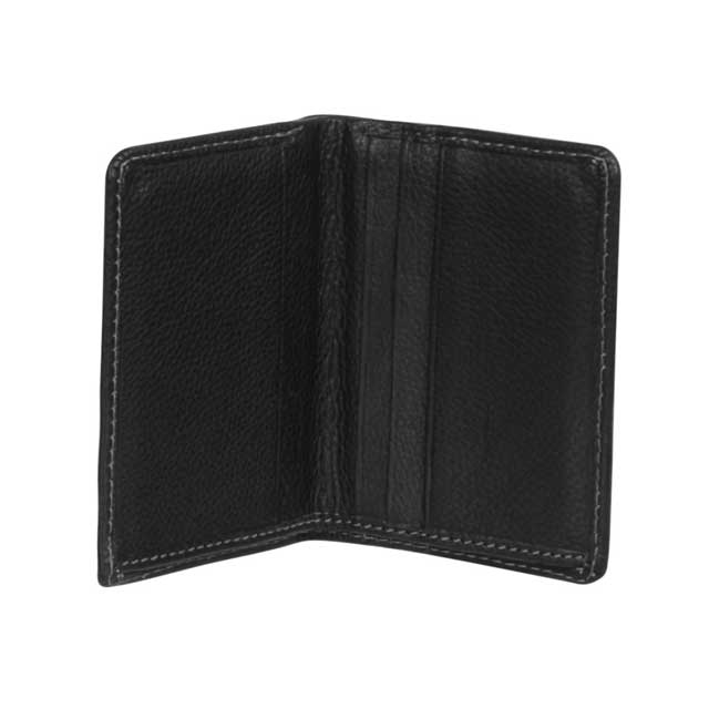 Card Case In Genuine Leather (Anti-microbial)