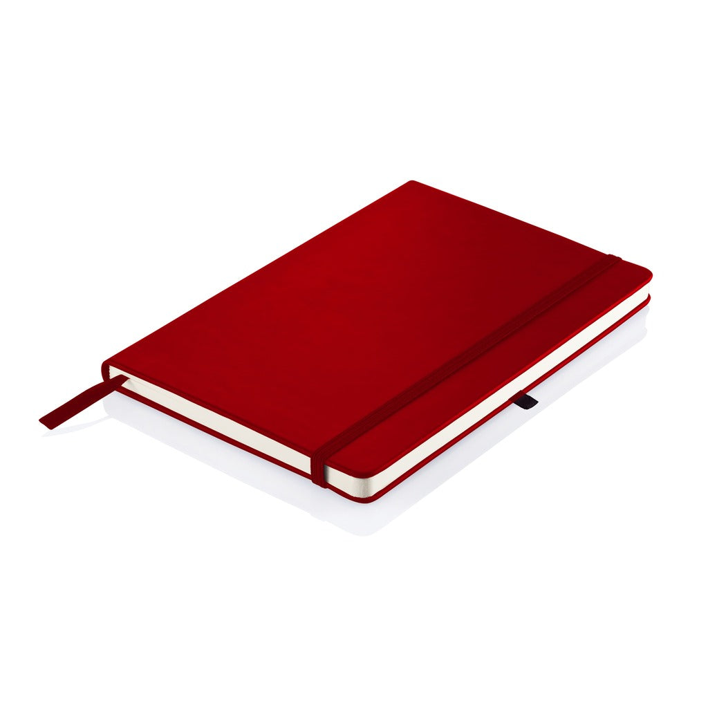 A5 Hard Cover Notebook and Pen Set - Red