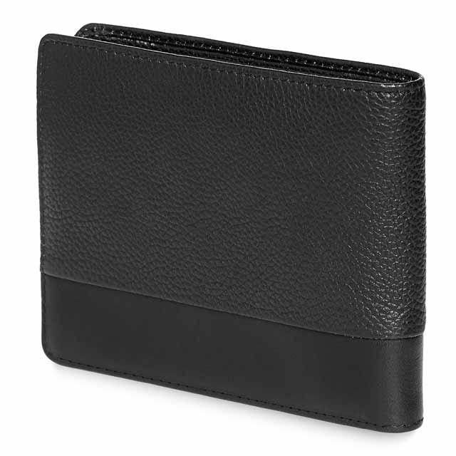 Classic Match Genuine Leather Wallet - Black