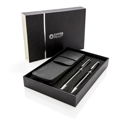 Pen Set - Black/Silver