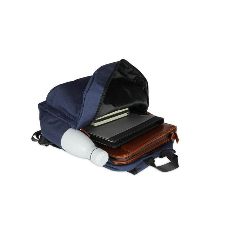 900D Polyester Backpack - Navy Blue