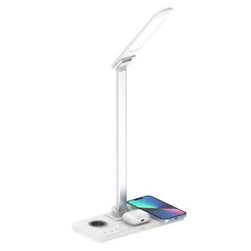 Wireless Charger with Desk Lamp 3 in 1  - White