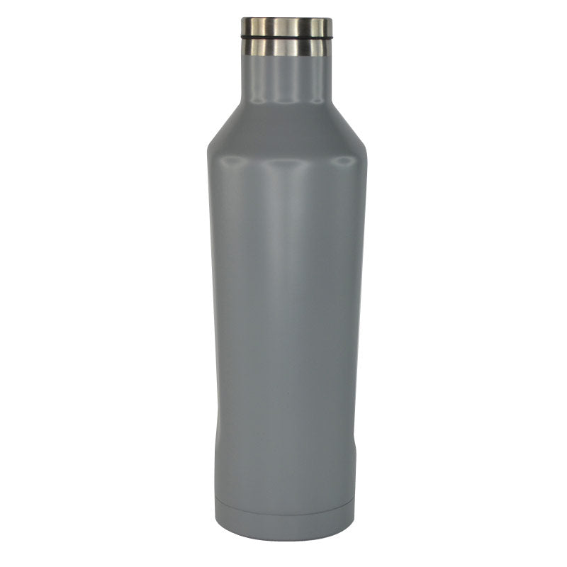 Double Wall Stainless Steel Water Bottle - Grey