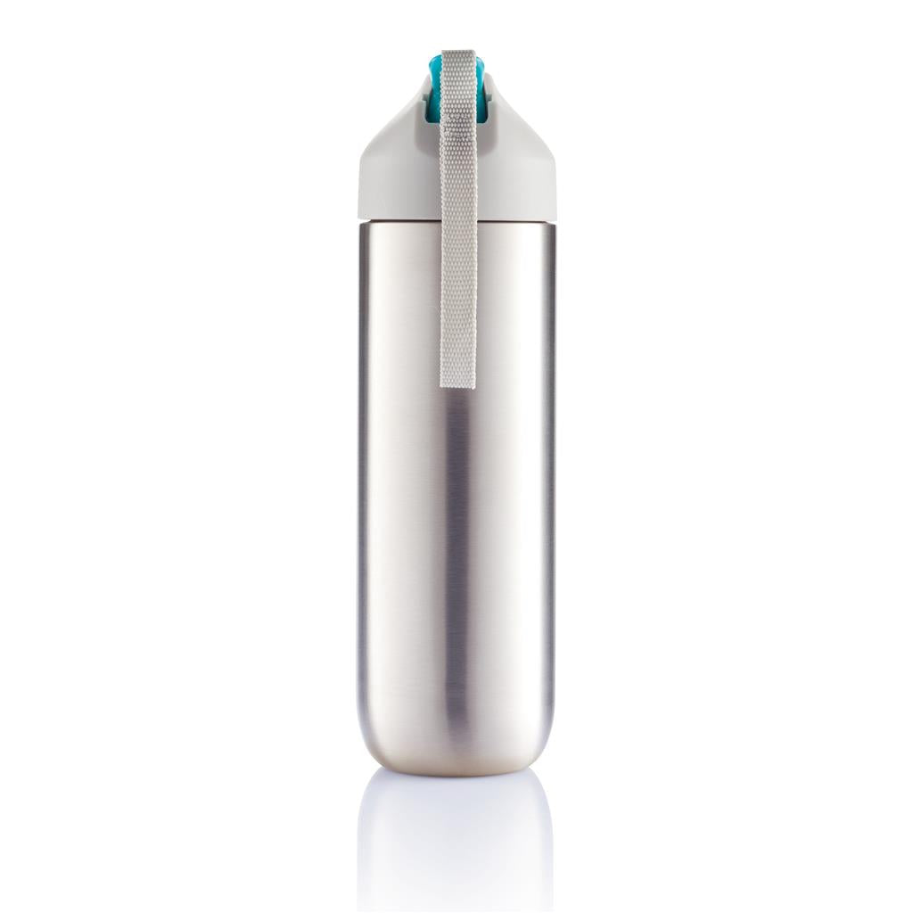 Stainless Steel Water Bottle Grey-Blue