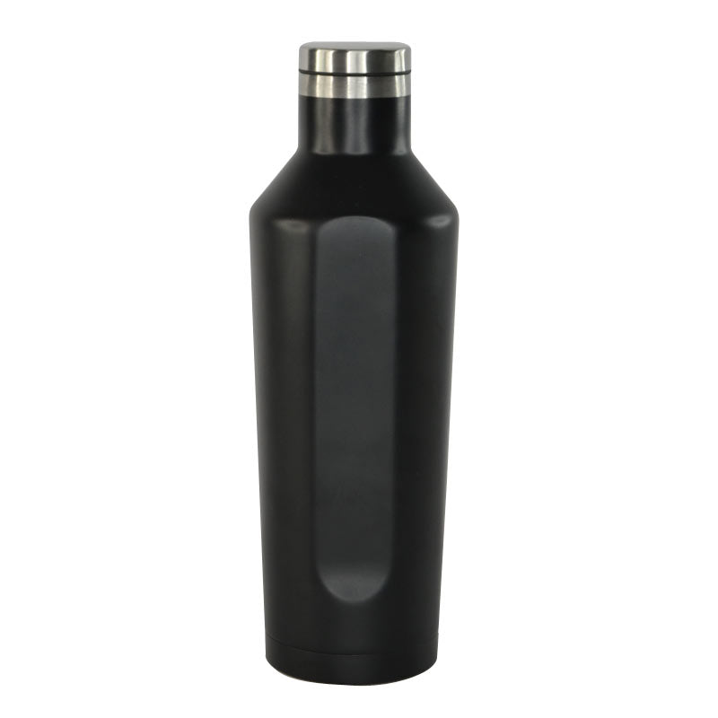 Double Wall Stainless Steel Water Bottle - Black