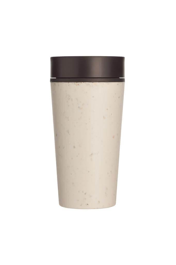 Circular Cup Cream & Cosmic Black 12oz