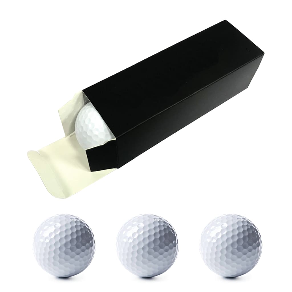 2 Layers White Golf Ball (Set of 3 with Box)