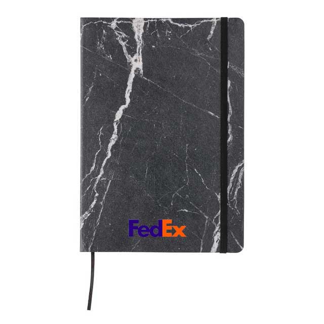 Marble PU A5 Ruled Notebook