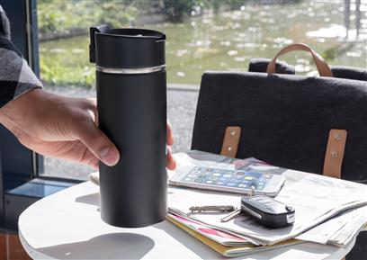 Stainless Steel Coffee Tumbler With Ceramic Coating