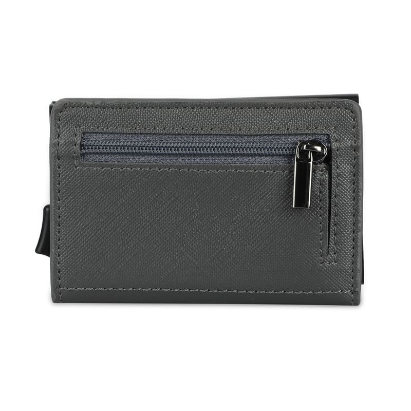 RFID Sliding Card Holder - Dark Grey