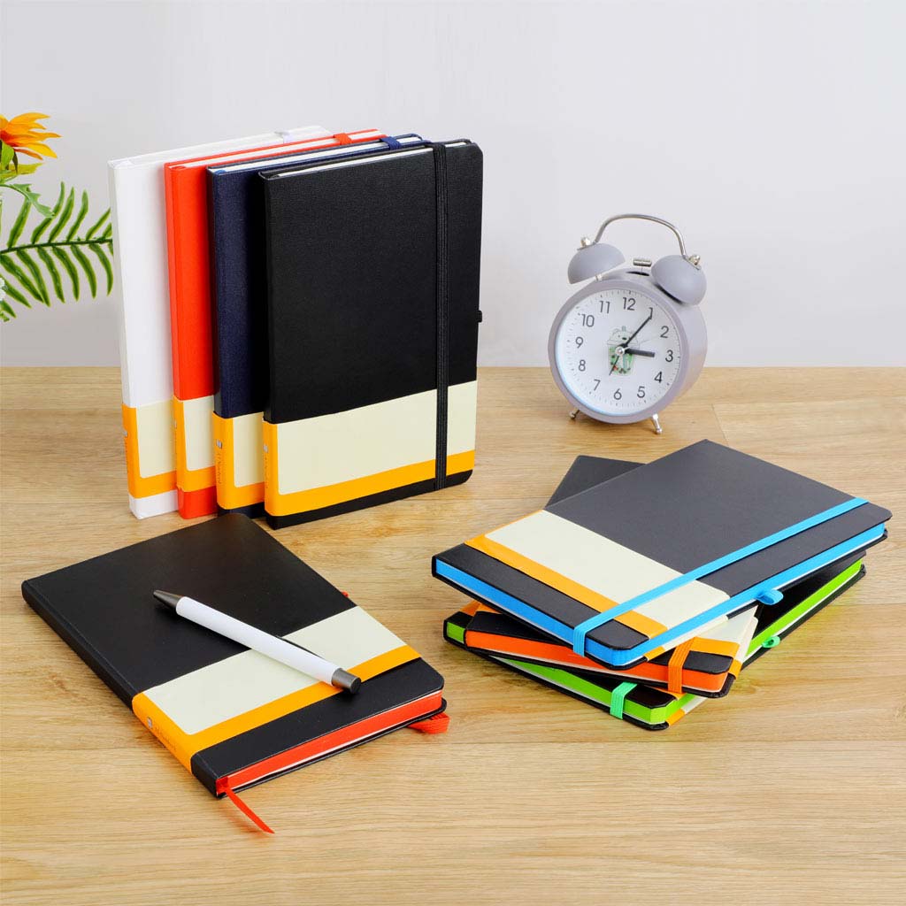 A5 Hardcover Ruled Notebook Black