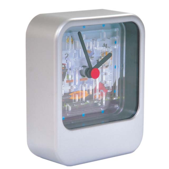 Desktop Clock With Maze Game