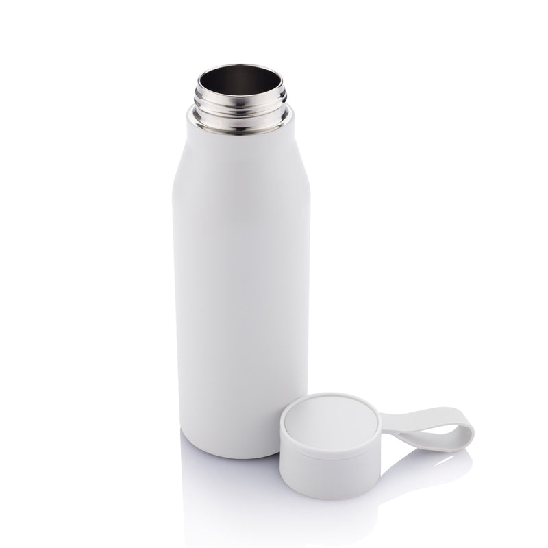 Collection Recycled Stainless Steel Vacuum Bottle - White