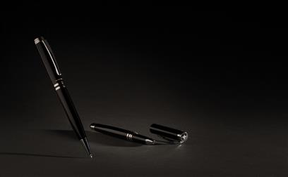 Pen Set - Black/Silver