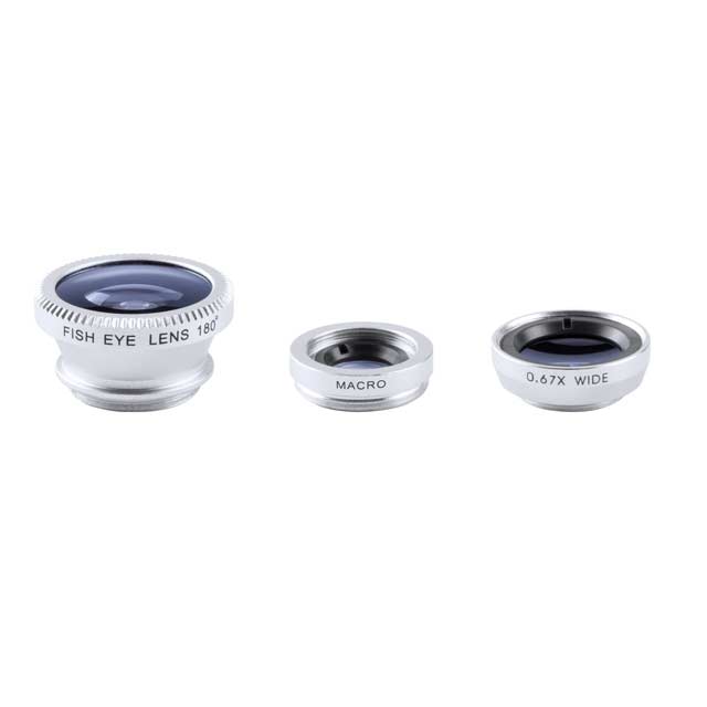 Set Of 3 Universal Lenses For Smartphone