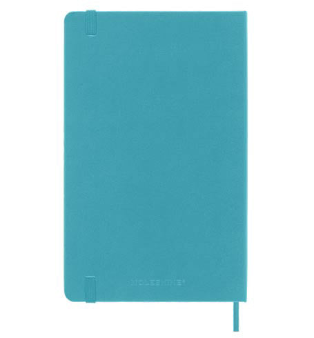 Large Ruled Hard Cover Notebook - Reef Blue