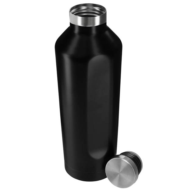 Double Wall Stainless Steel Water Bottle - Black