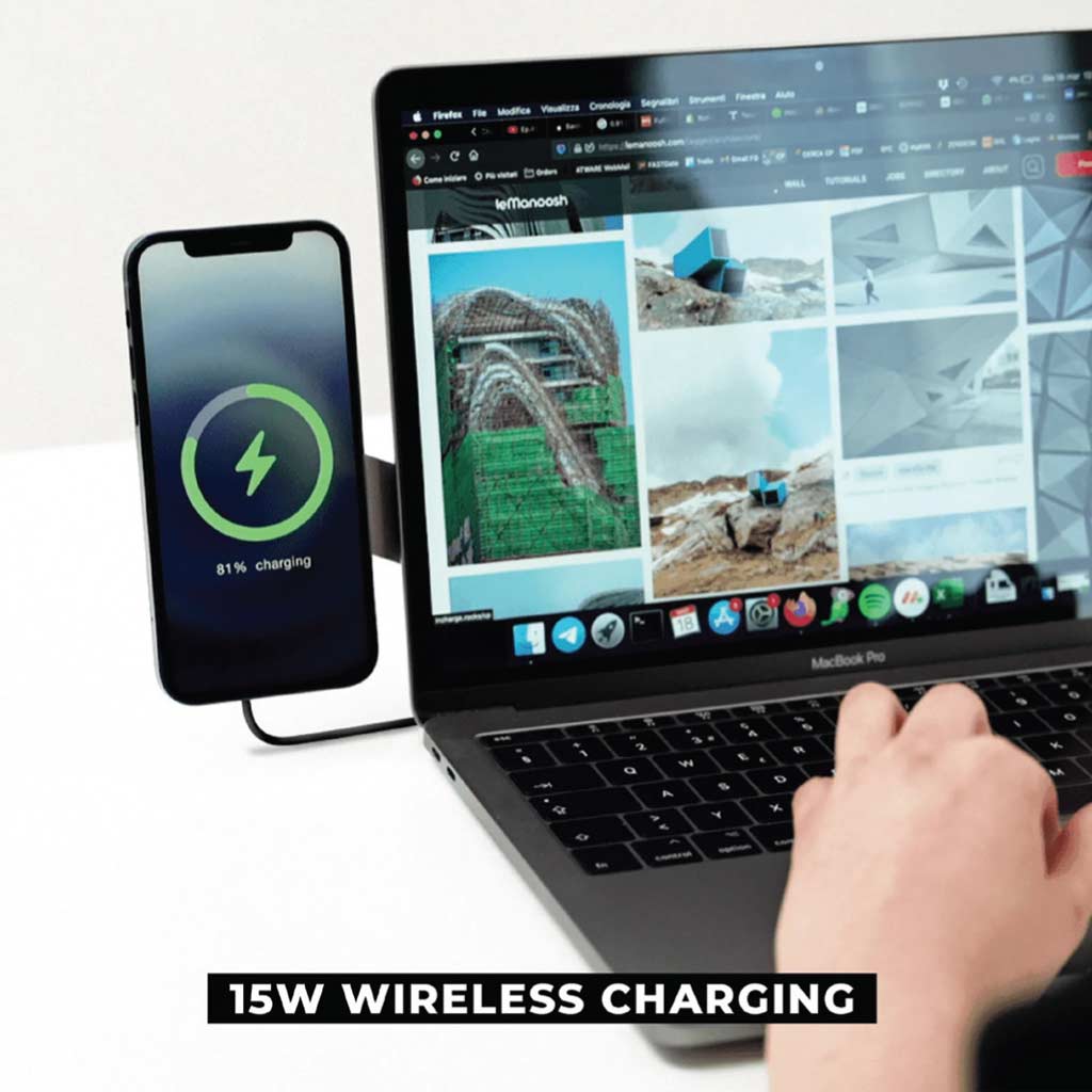 Set of Magnetic Mount and Wireless Charger
