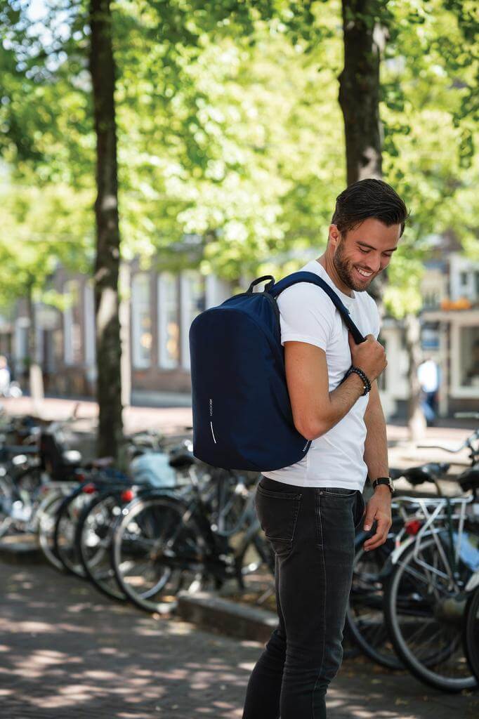 XDDESIGN Soft Anti-Theft Backpack - Navy Blue