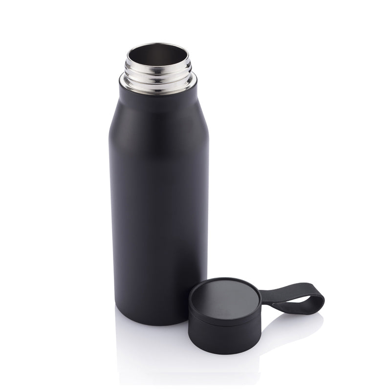 Collection Vacuum Bottle with Loop - 600ml - Black