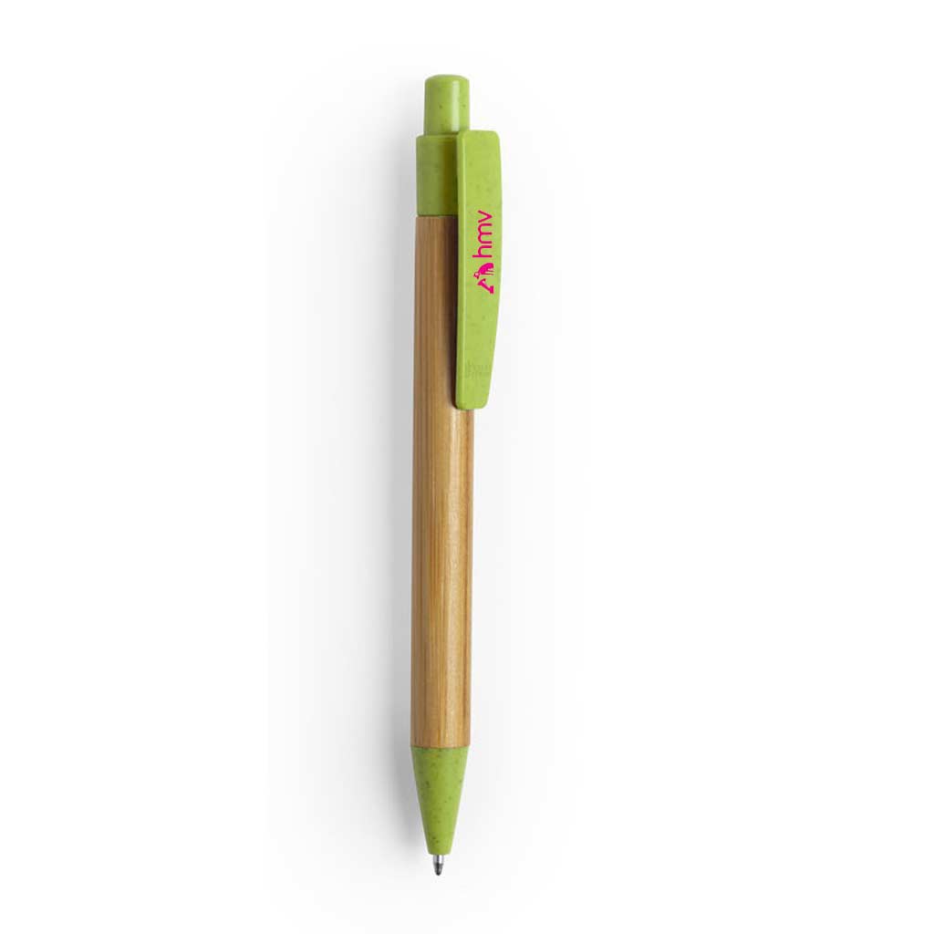 Bamboo Wheat Straw Pen - Green