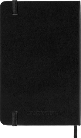 Pocket Notebook - Hard Cover - Ruled - Black