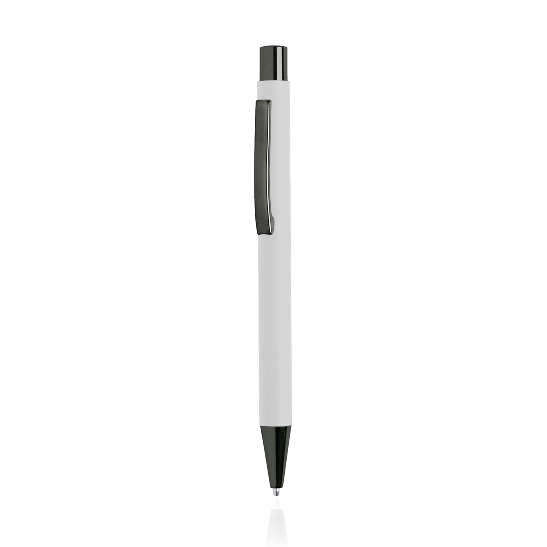 A5 Hard Cover Notebook and Pen Set - White