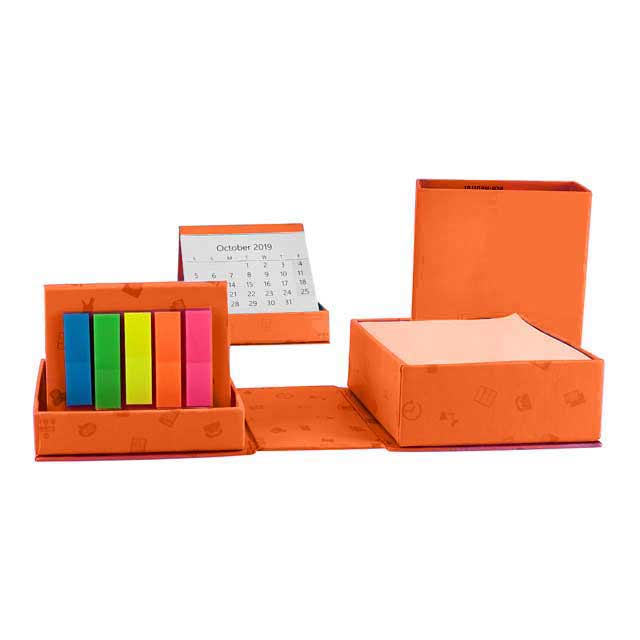 Memo/Calendar Cube - Orange