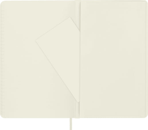 Large Ruled Hard Cover Notebook -  White