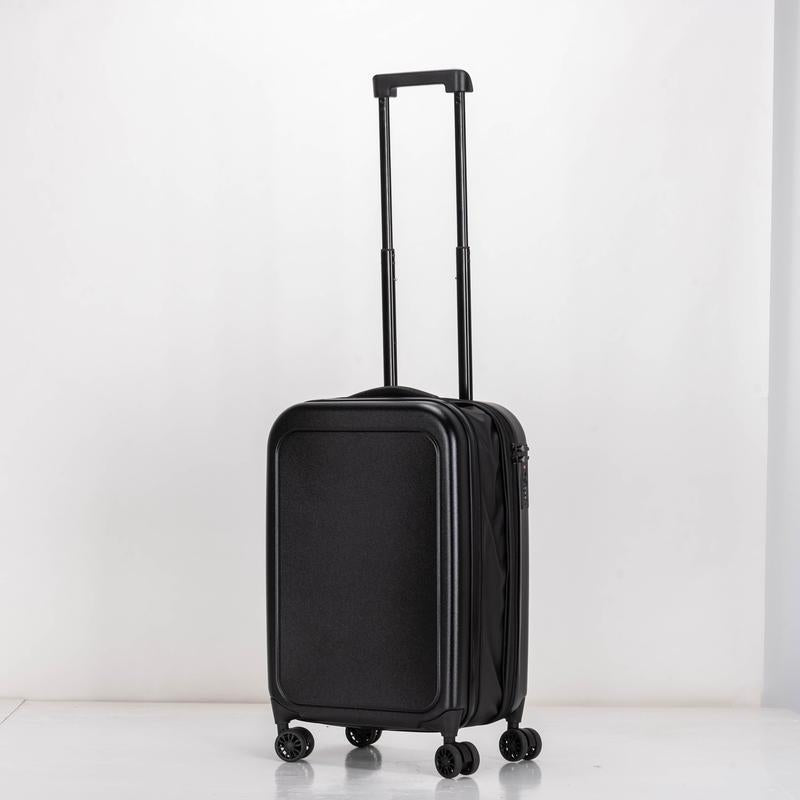 Foldable Cabin Suitcase - Black Matt Finish