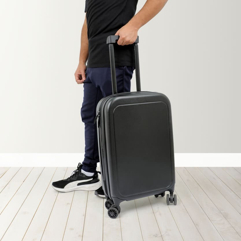 Foldable Cabin Suitcase - Black Matt Finish