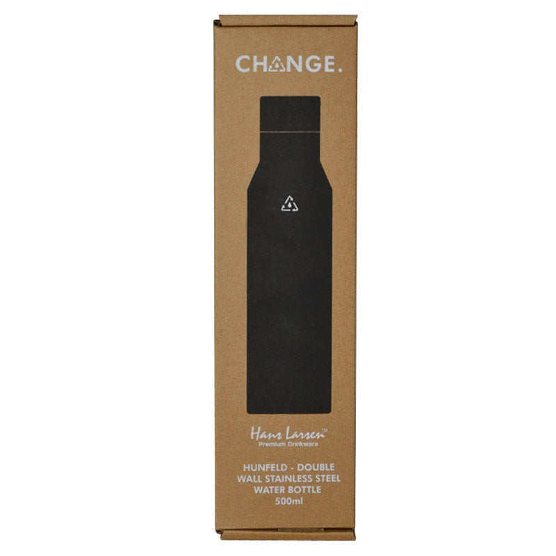 Double Wall Water Bottle - Black