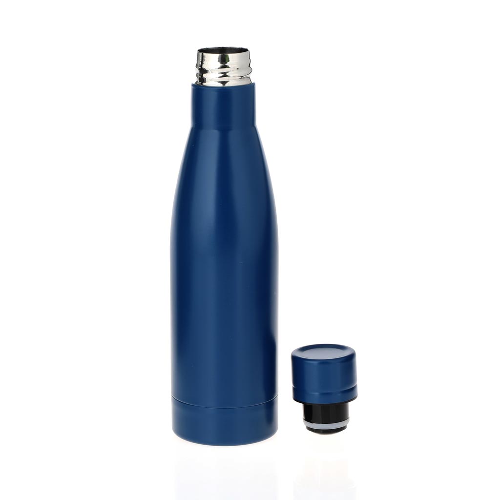 Copper Vacuum Insulated Double Wall Water Bottle - Navy Blue