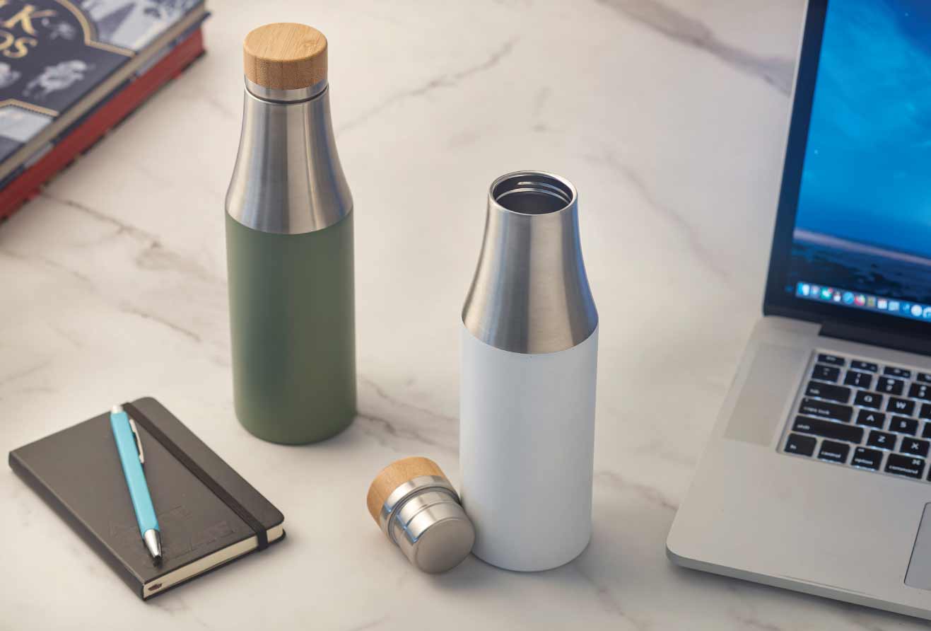 Collection Insulated Water Bottle - Aqua Green