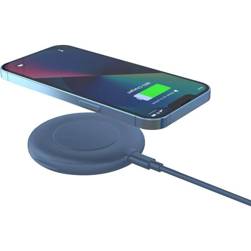 15W Wireless Charger Multi - Cable Set - Blue