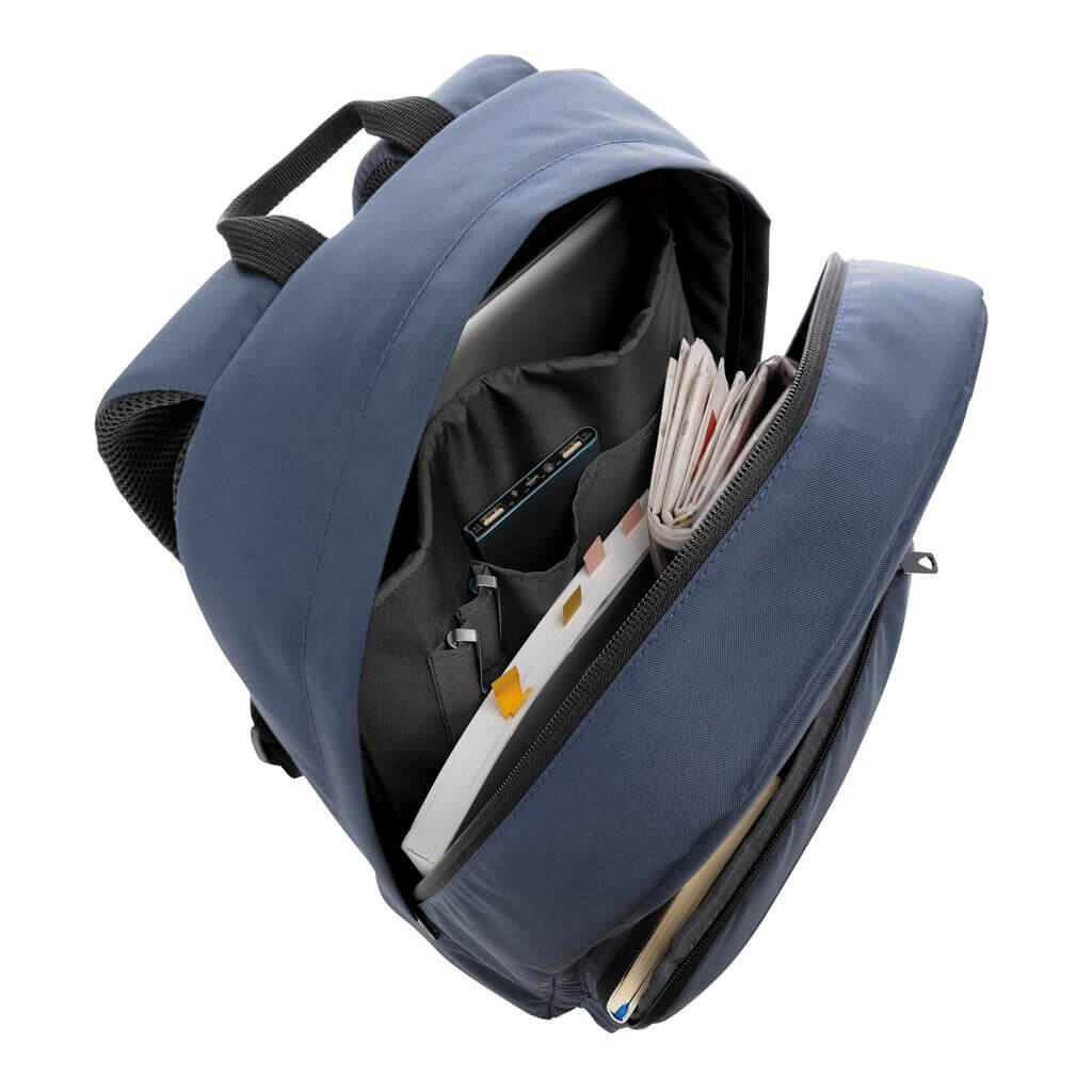 Basic 15.6" Laptop Backpack - Navy Blue