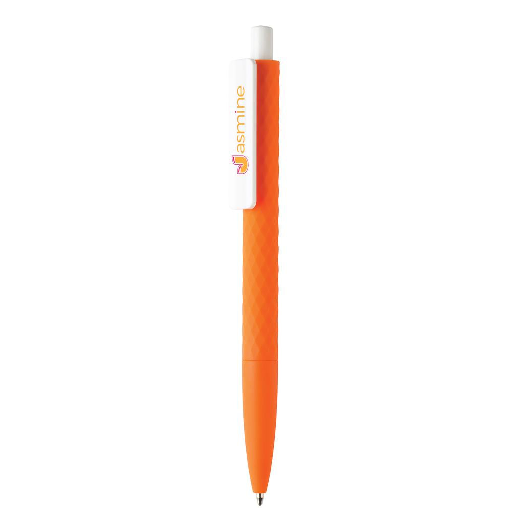 Geometric Design Pen - Orange