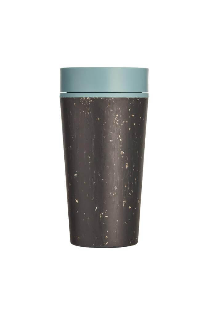 Circular Cup Black & Faraway Blue 12oz